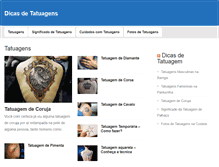 Tablet Screenshot of dicastatuagem.com